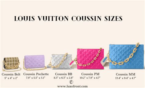 louis vuitton coussin bag sizes.